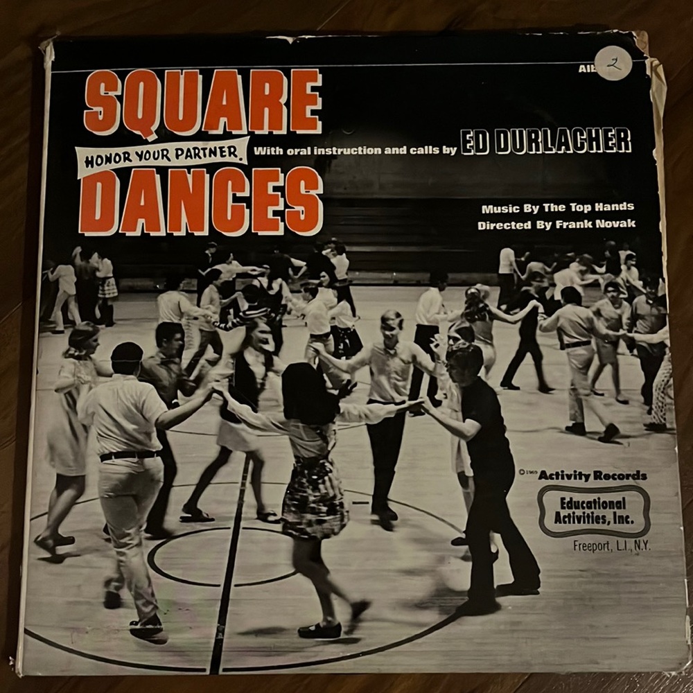 Square dancing instruction albums 1960’s